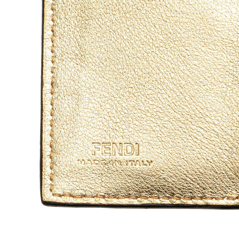 Fendi Peekaboo Leather Trifold Wallet