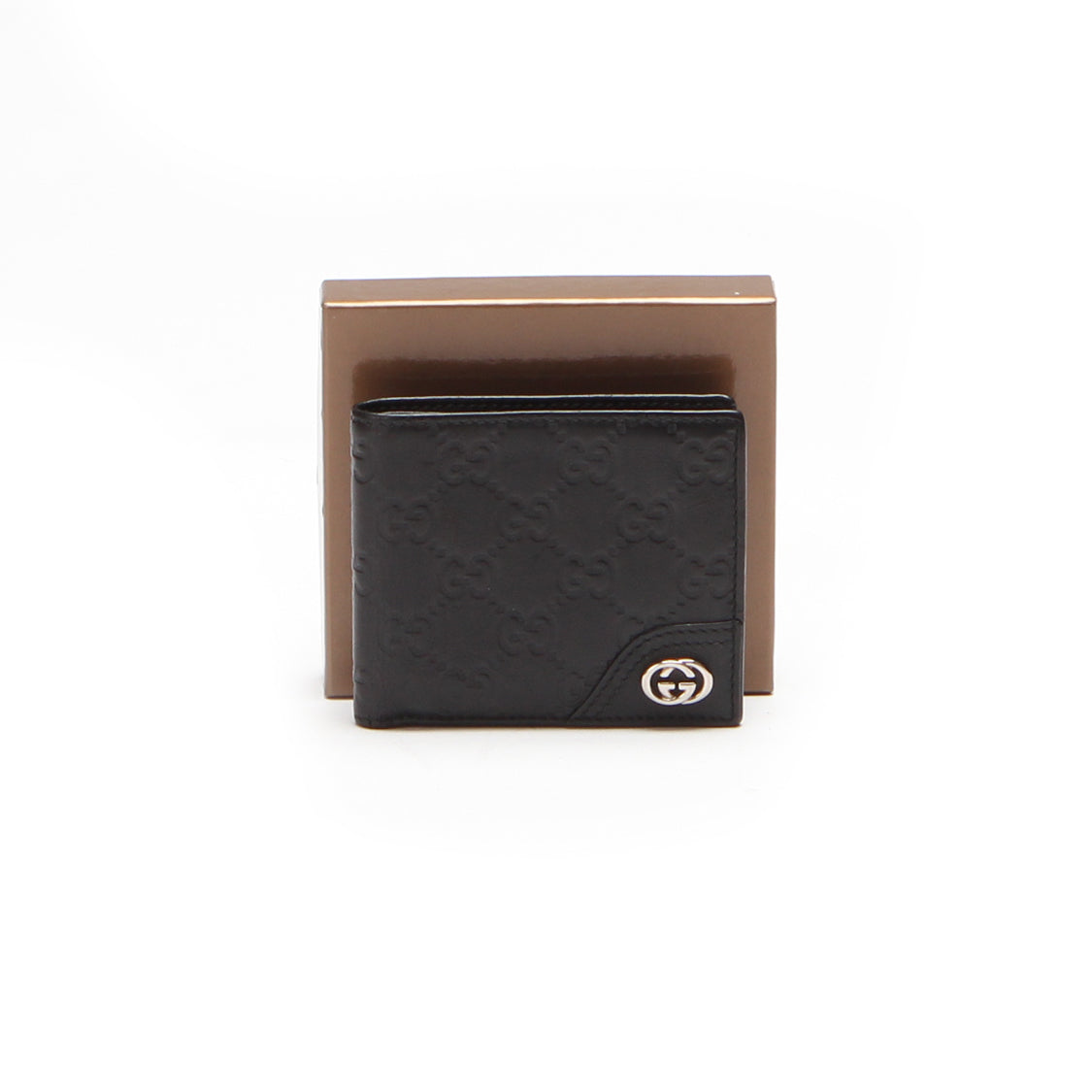 GG Signature Small Bifold Wallet 181674