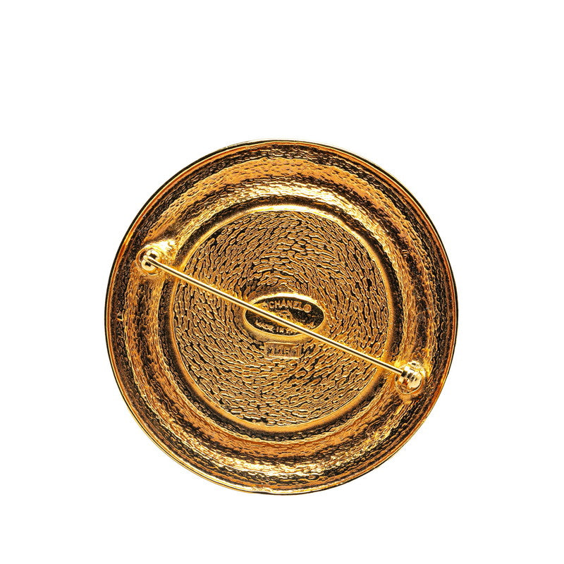 Chanel Cambon Gold Plated Brooch