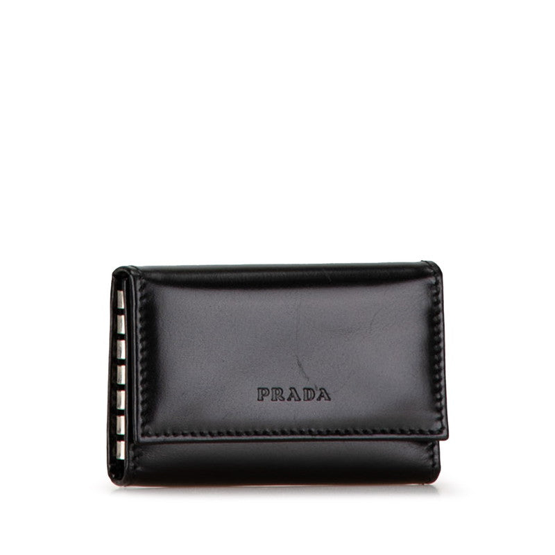 Prada Leather 6 Key Case 1M0222