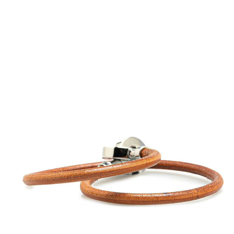 Hermes Lancelot Leather Metal Bracelet Choker