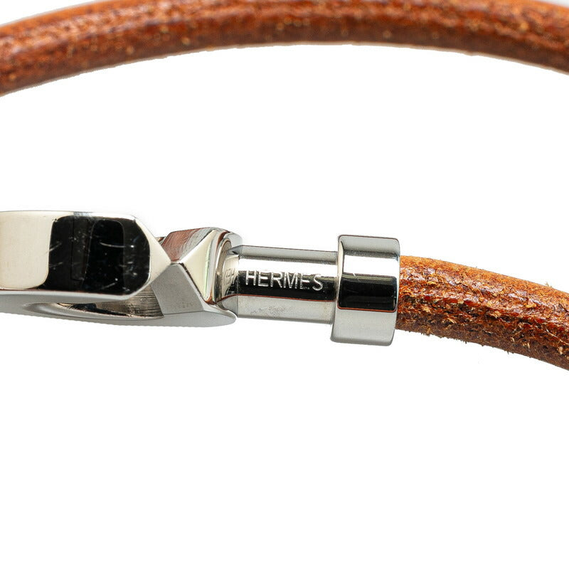 Hermes Lancelot Leather Metal Bracelet Choker