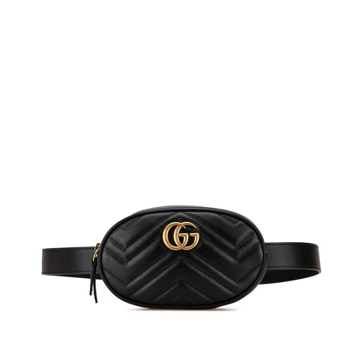 Gucci GG Marmont Quilted Leather Waist Bag