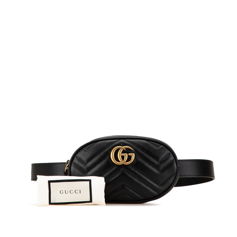 Gucci GG Marmont Quilted Leather Waist Bag