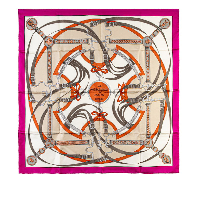 Hermes Silk Scarf LA PROMENADE DU MATIN