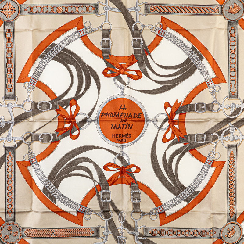 Hermes Silk Scarf LA PROMENADE DU MATIN