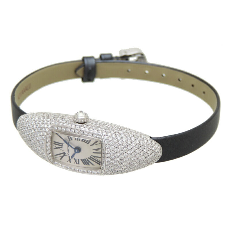 CARTIER Women's Reverso Cask Watch SM Diamond WJ302050