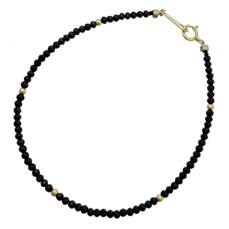Non-Brand Spinel Bracelet, Ladies, Made with K18 Yellow Gold Plated