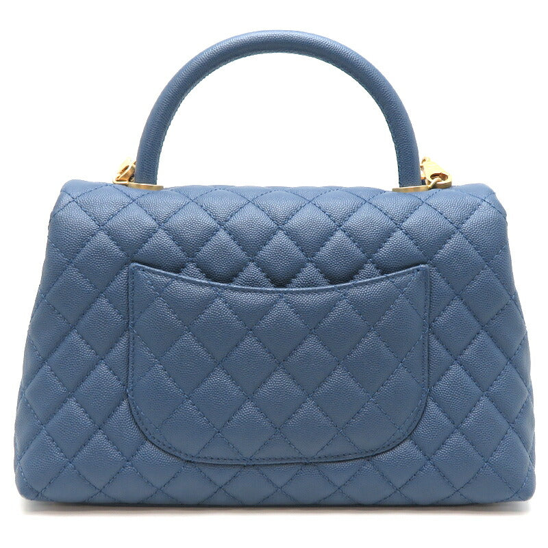 CC Quilted Caviar Handle Bag A92991
