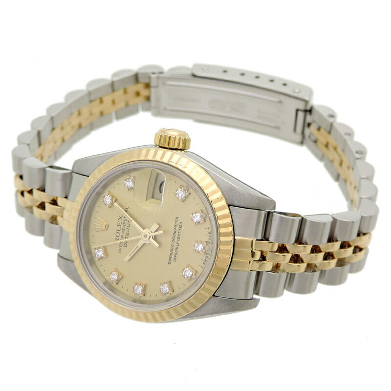 Rolex Datejust 10P Diamond 1986 Ladies' Watch  69173G