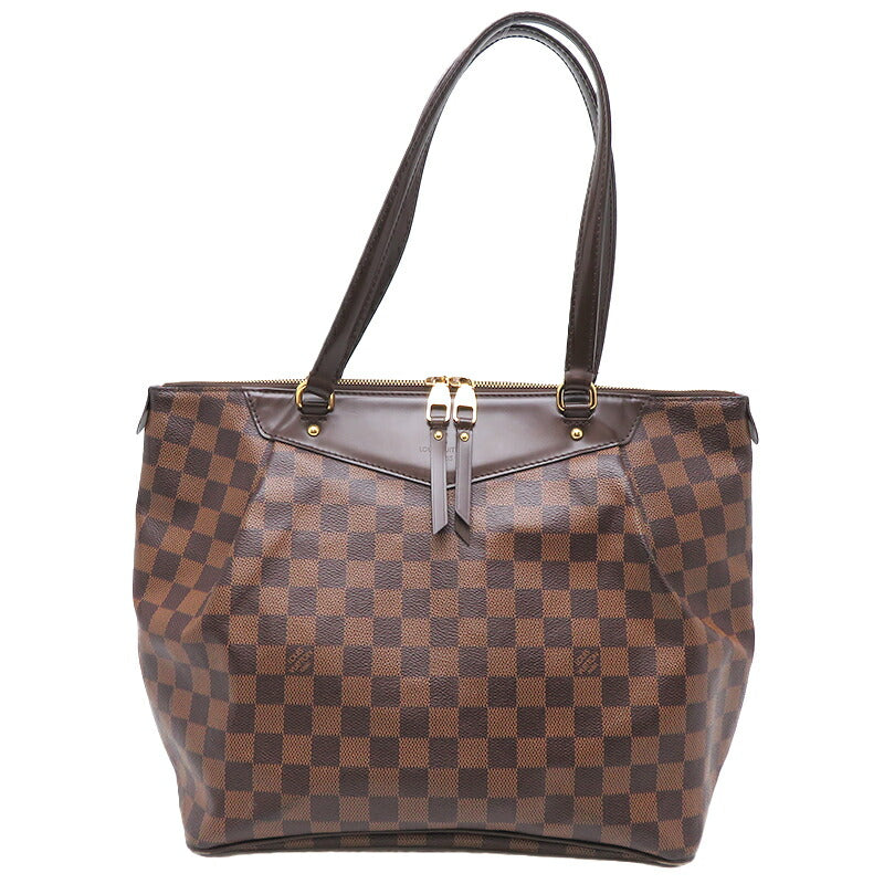 Louis Vuitton Damier Ebene Westminster GM Canvas Tote Bag N41103 in Great Condition