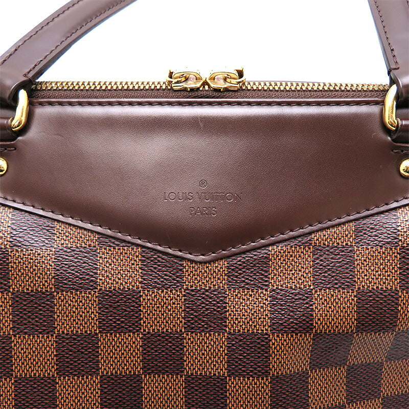 Louis Vuitton Damier Ebene Westminster GM Canvas Tote Bag N41103 in Great Condition