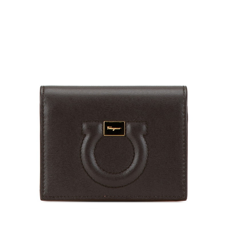 Salvatore Ferragamo Gancini Leather Wallet