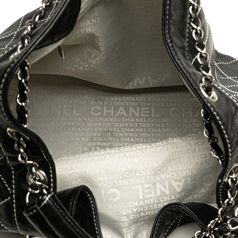 Chanel Wild Stitch Coco Mark Drawstring Bag