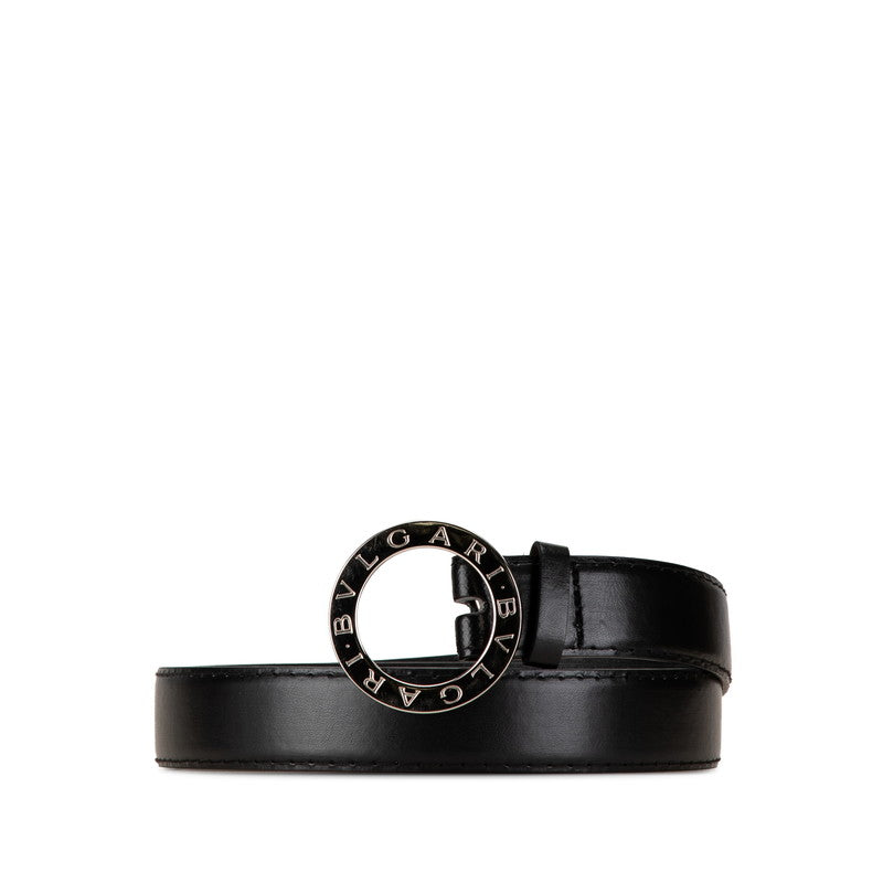 Bvlgari B-Zero1 Leather Belt Black in Great Condition