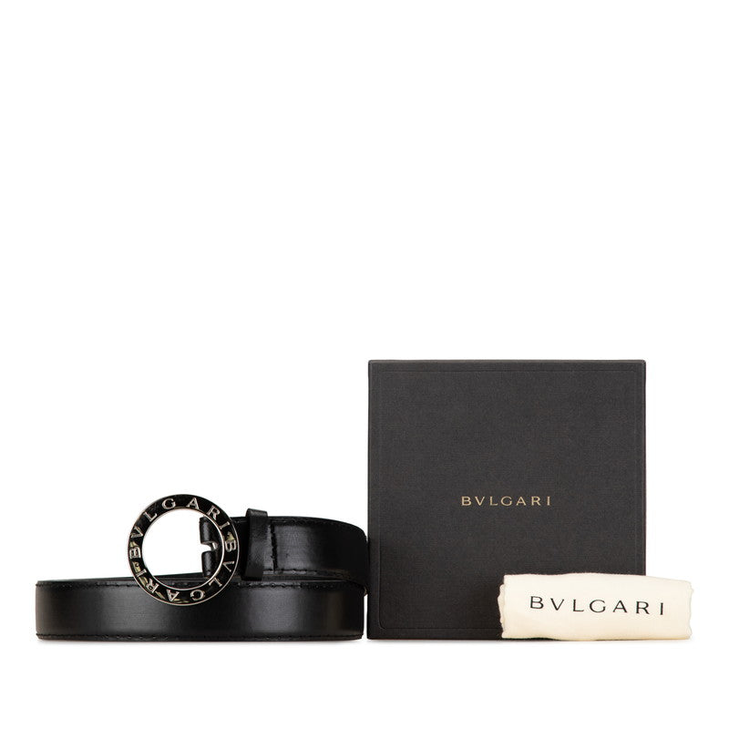 Bvlgari B-Zero1 Leather Belt Black in Great Condition