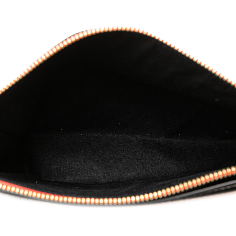 Chloe Leather Pouch Makeup Bag