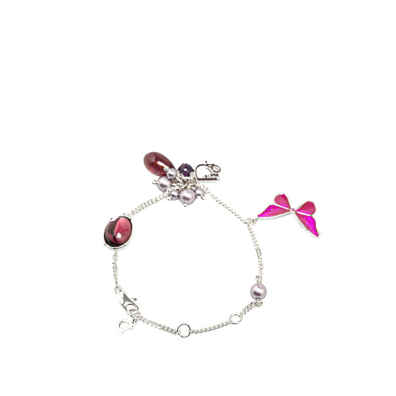 Dior Butterfly Motif Metal Bracelet