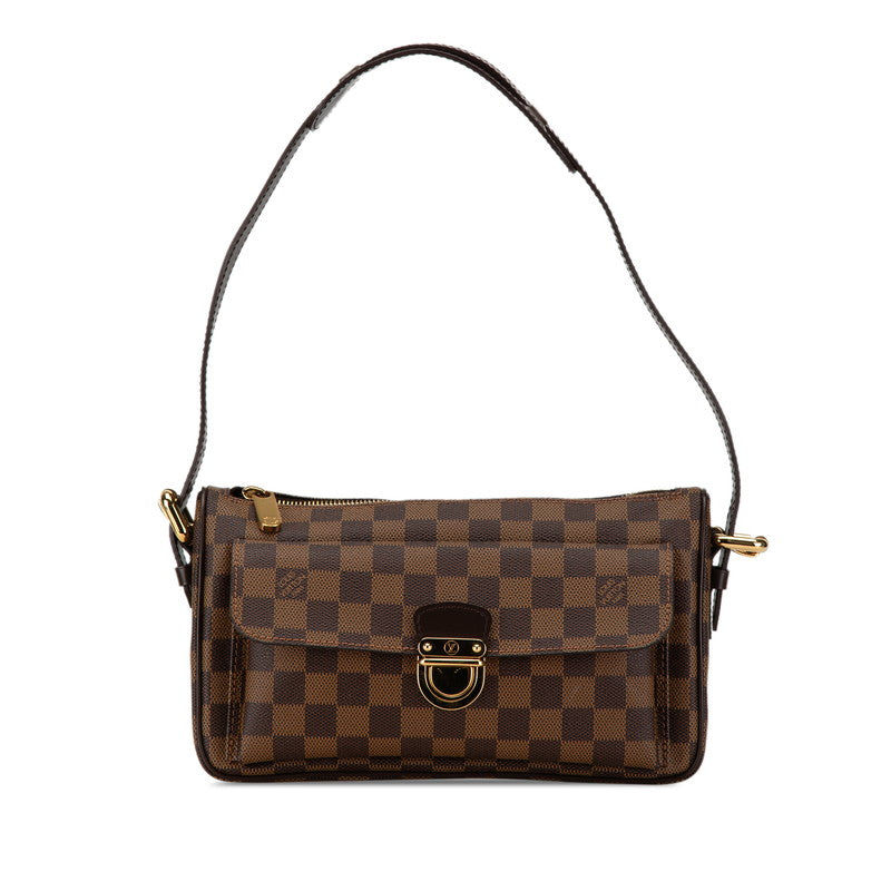 Louis Vuitton Damier Ravello GM Shoulder Bag N60006 Brown PVC Leather in Very Good Condition