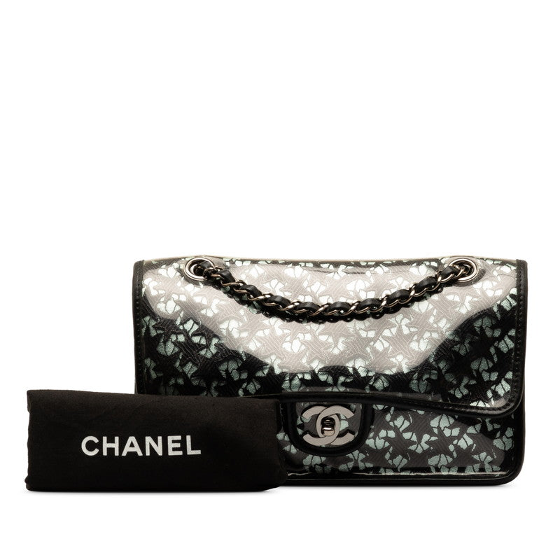 Chanel Black Lace Star Chain Shoulder Bag in Great Condition