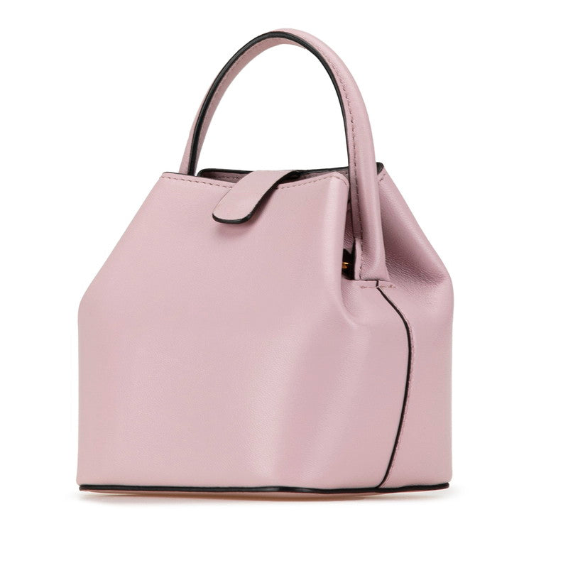 Valentino V Logo Mini Bucket Bag Pink