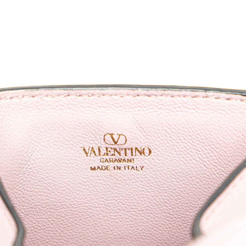 Valentino V Logo Mini Bucket Bag Pink