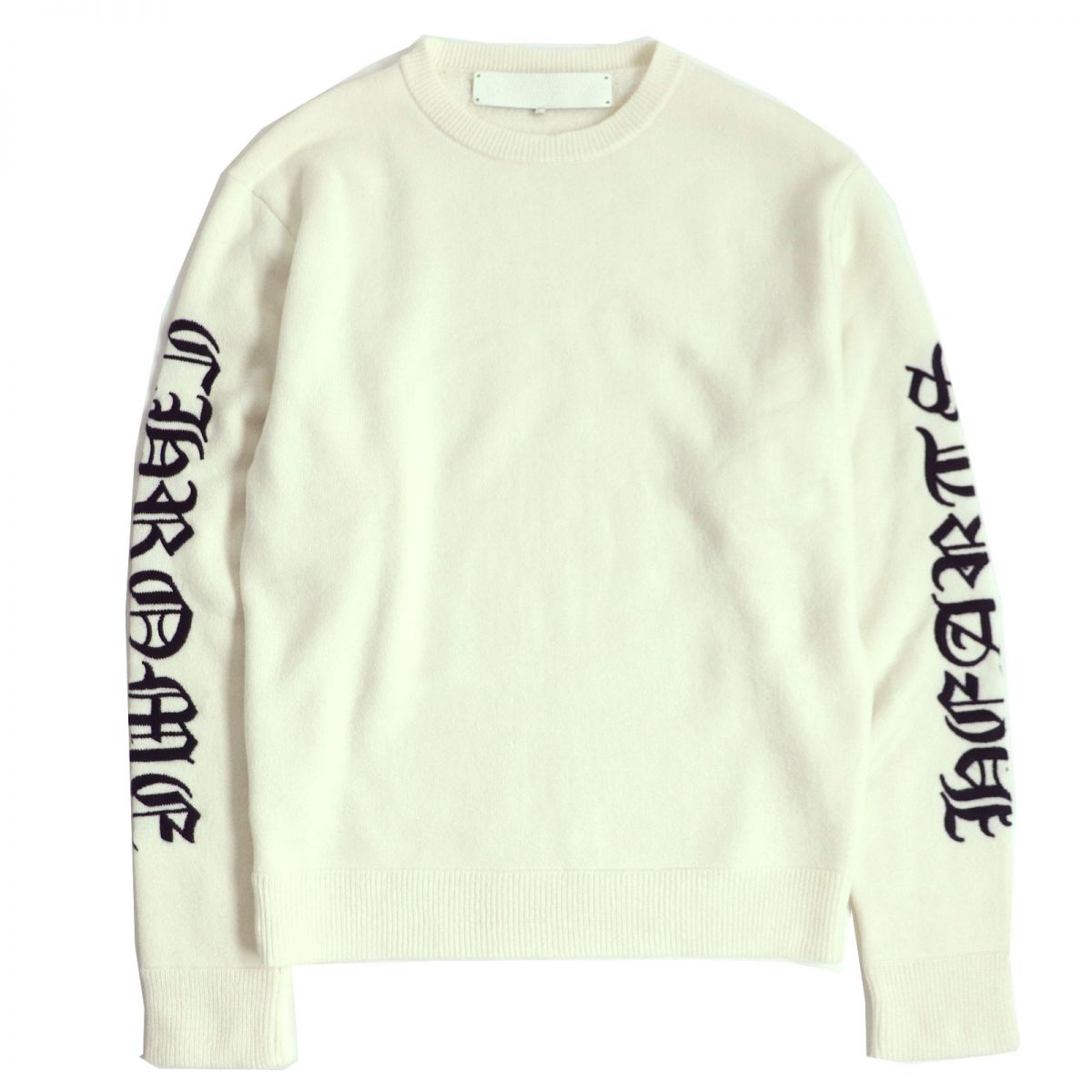 Chrome Hearts Cashmere Crew Neck Sweater White S