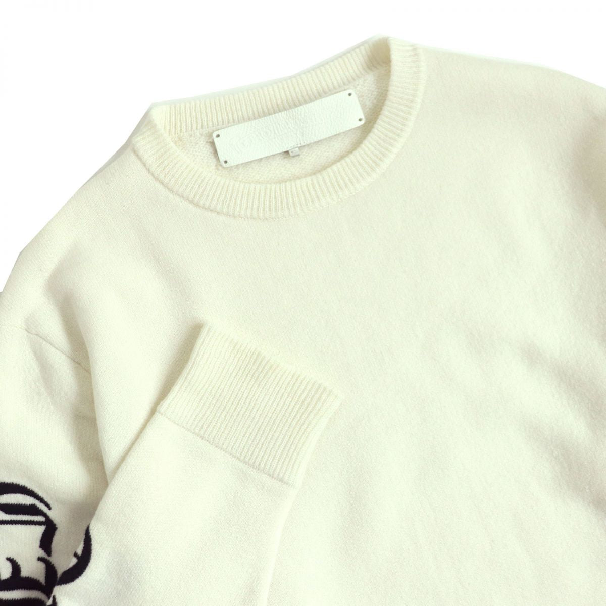 Chrome Hearts Cashmere Crew Neck Sweater White S