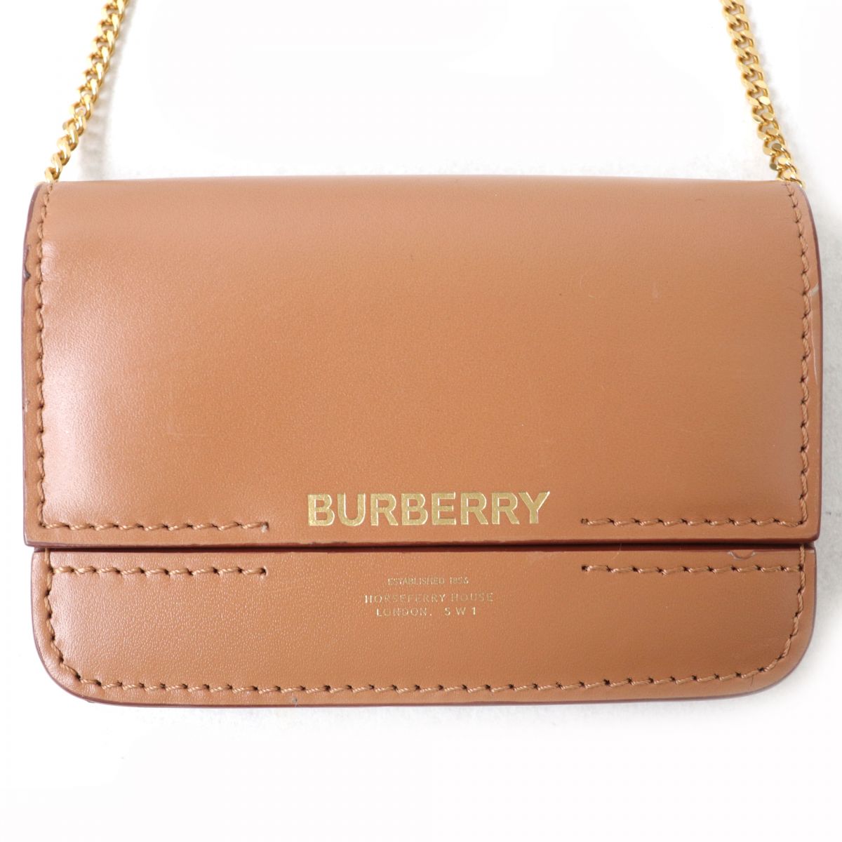 Burberry Leather Horseferry Print Clutch Card Case