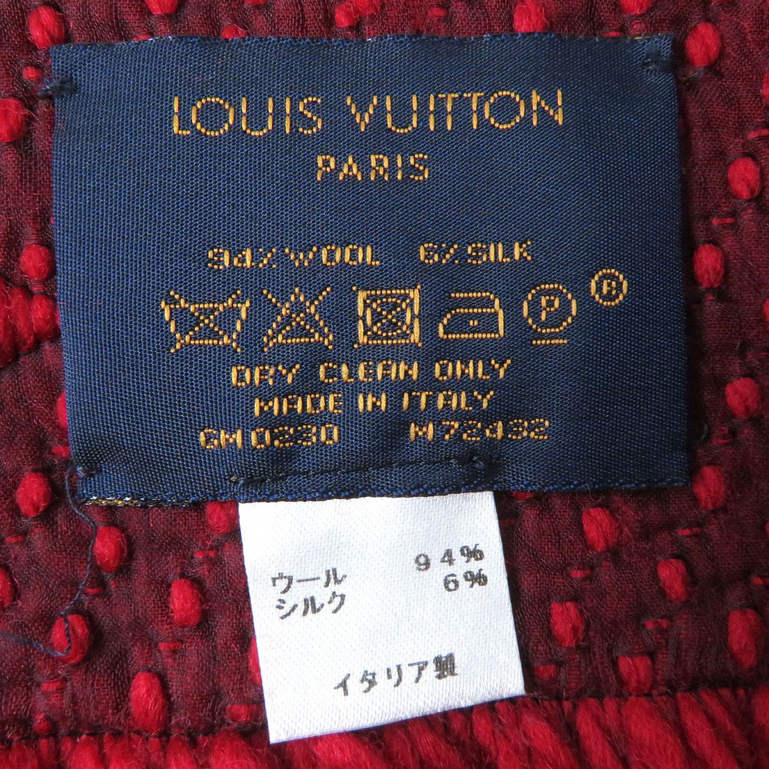 Louis Vuitton Monogram Silk Blend Scarf