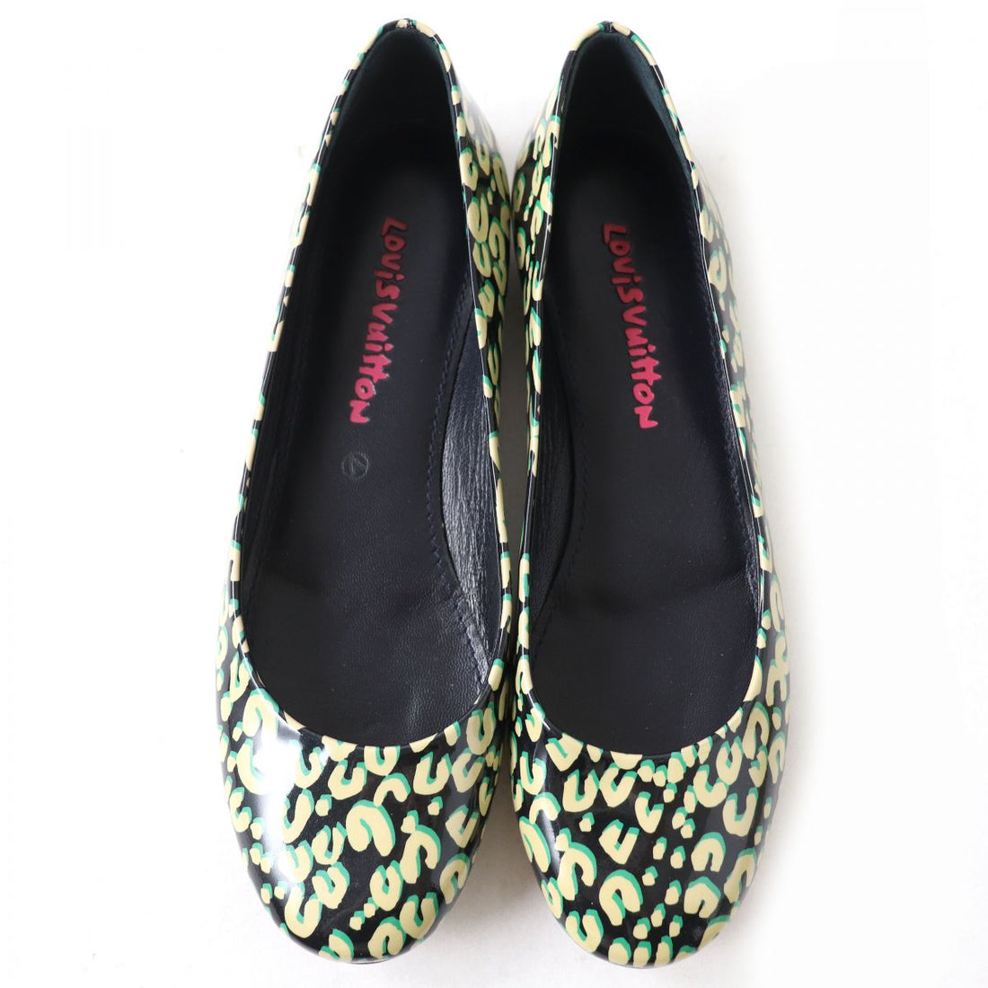 Louis Vuitton Vernis Leopard Patent Leather Shoes 38