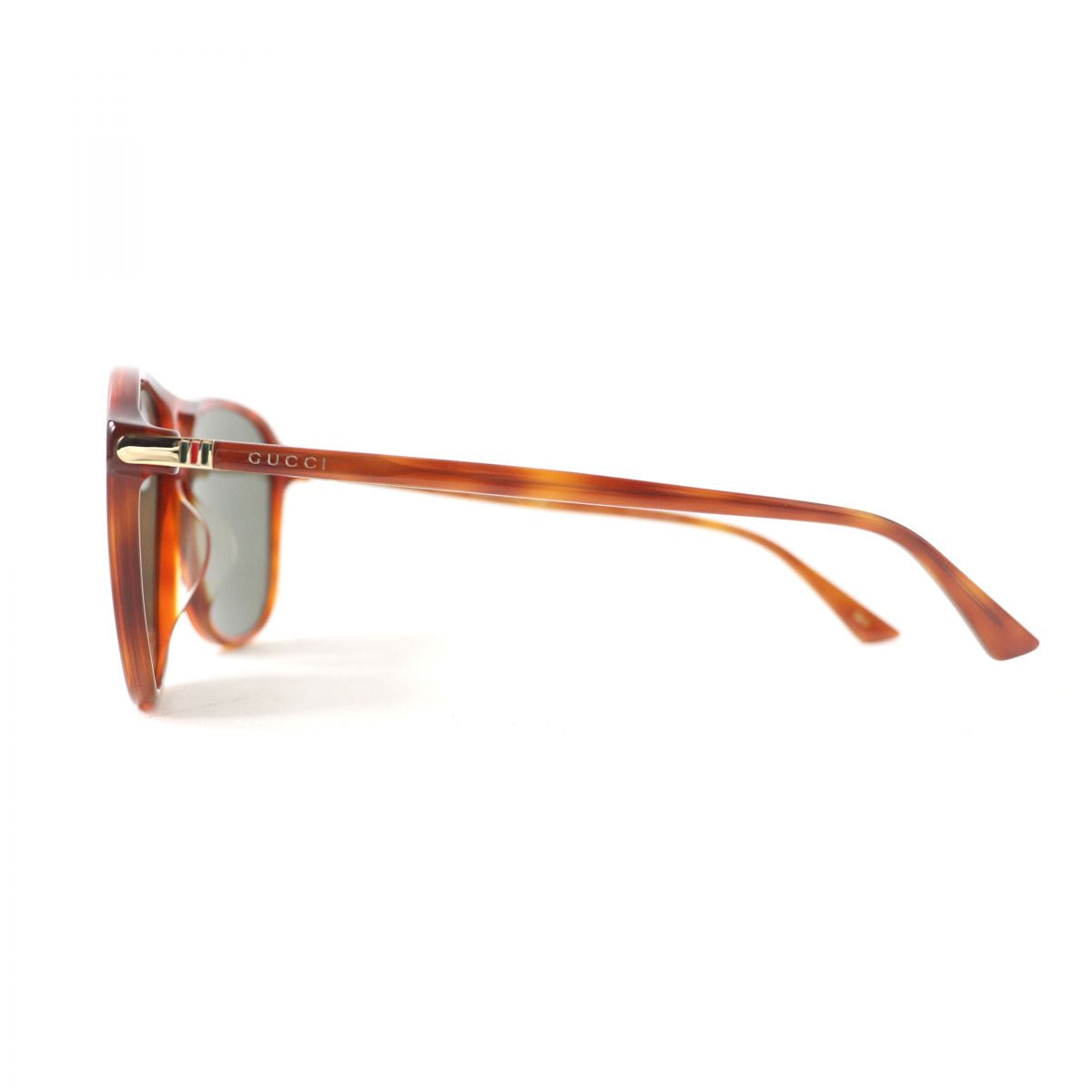 Gucci GG0016SA Sherry Line Sunglasses Brown Gold