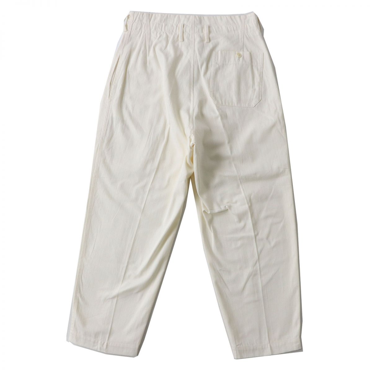 Yohji Yamamoto Cotton Wide Pants White