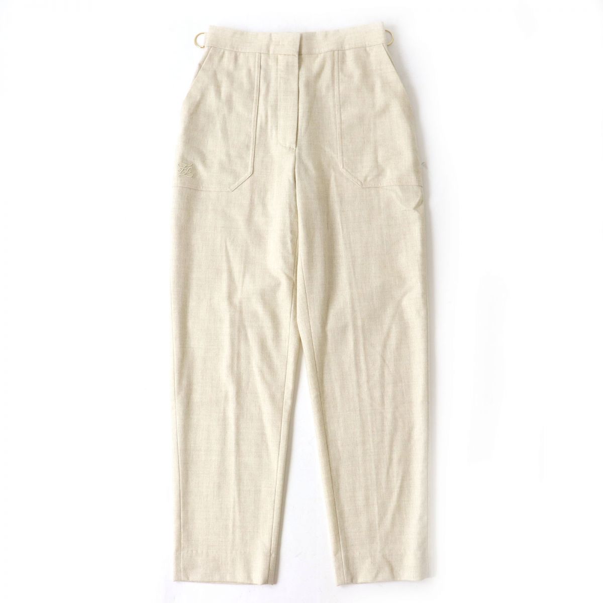 Fendi FF Logo Cashmere Blend Pants FR6223