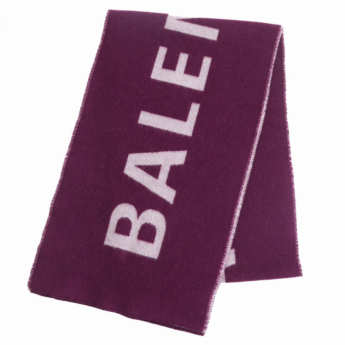 Balenciaga Logo Jacquard Wool Scarf 512732