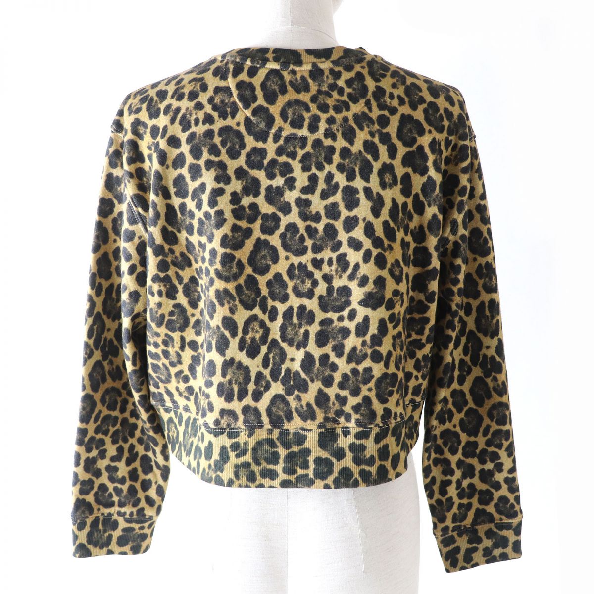 Valentino Leopard Logo Sweatshirt Brown S