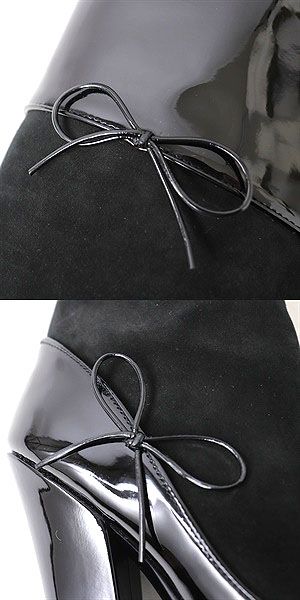 Louis Vuitton Ribbon Side Zip Long Boots Black