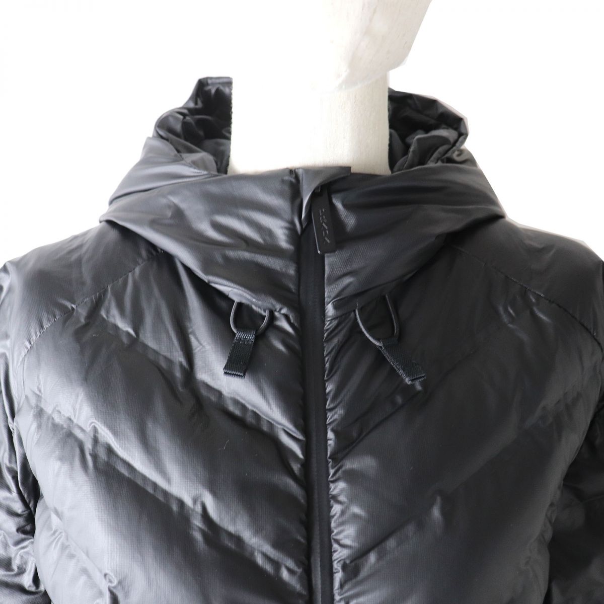 Prada Hooded Nylon Puffer Jacket Black Women's XS