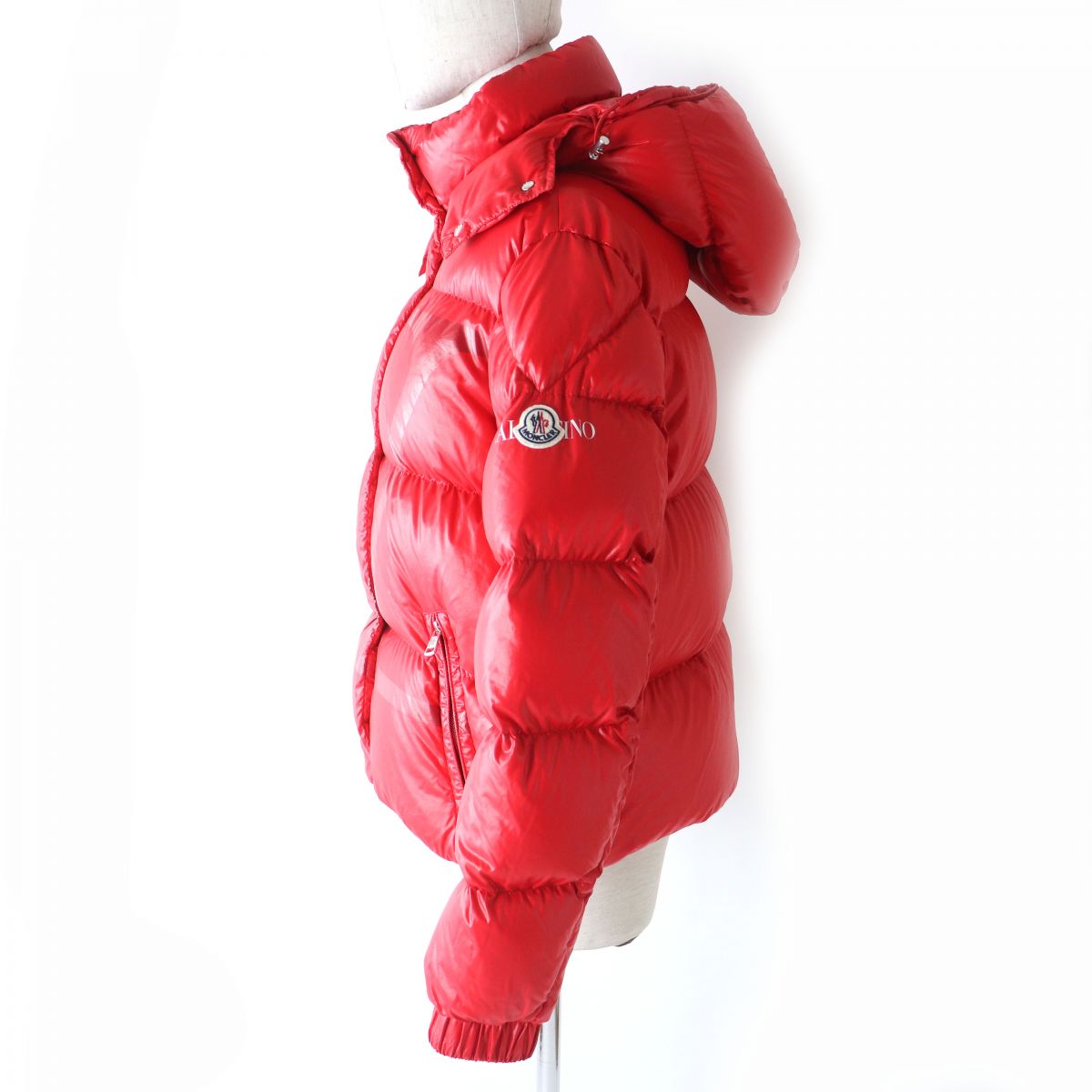 Valentino x Moncler Women's V Logo Down Jacket Red 40