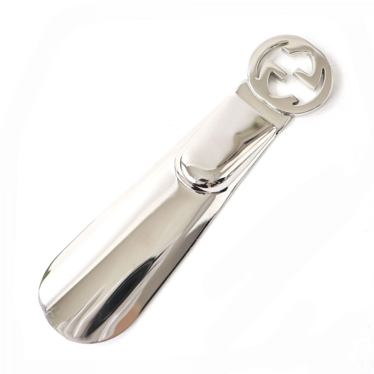 Gucci Interlocking G Metal Shoehorn Silver