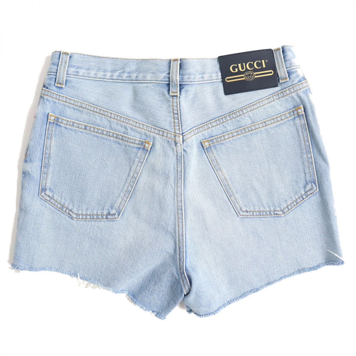 Gucci x The North Face Denim Shorts Light Blue