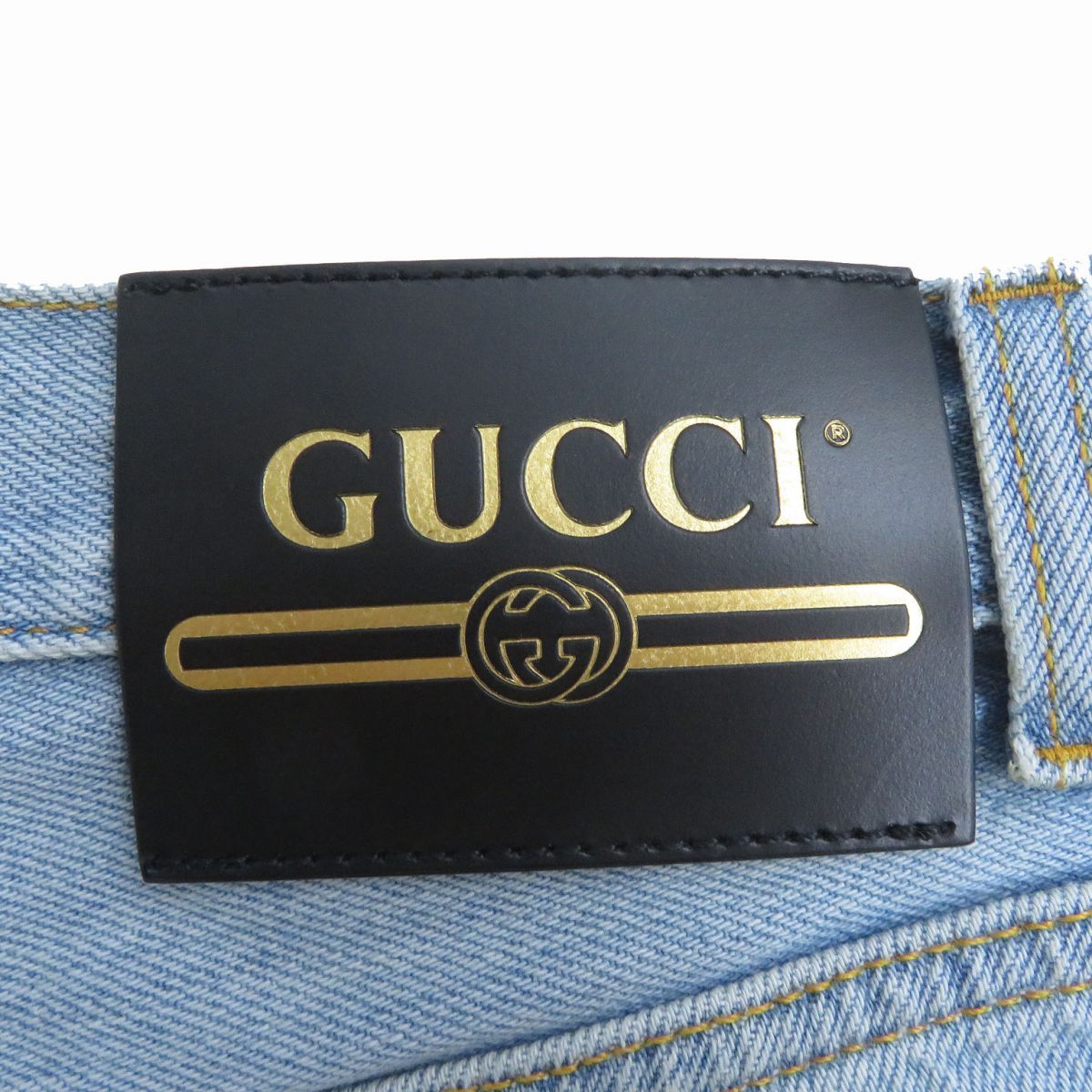 Gucci x The North Face Denim Shorts Light Blue