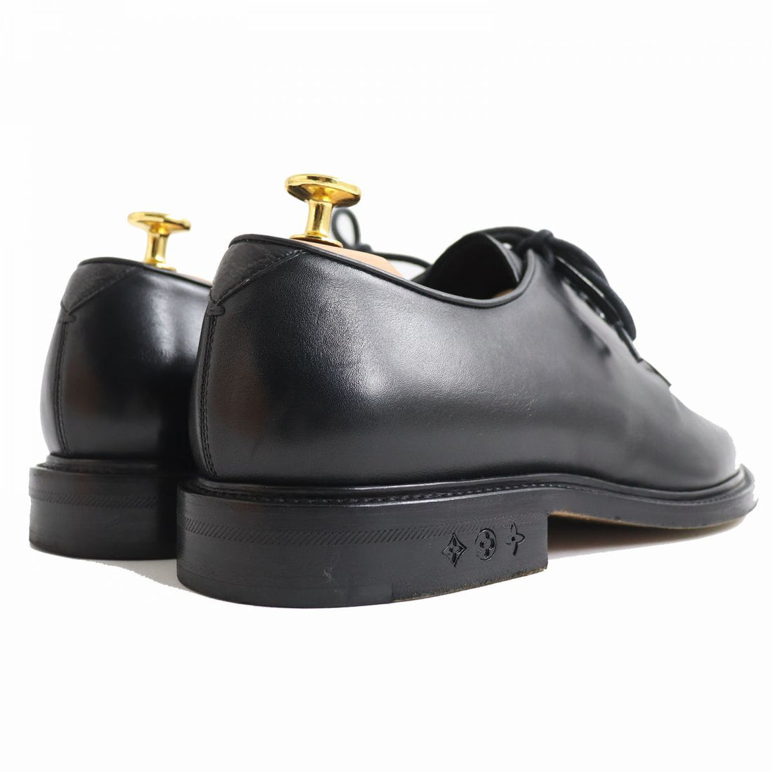 Louis Vuitton Monogram Eclipse Derby Shoes Black