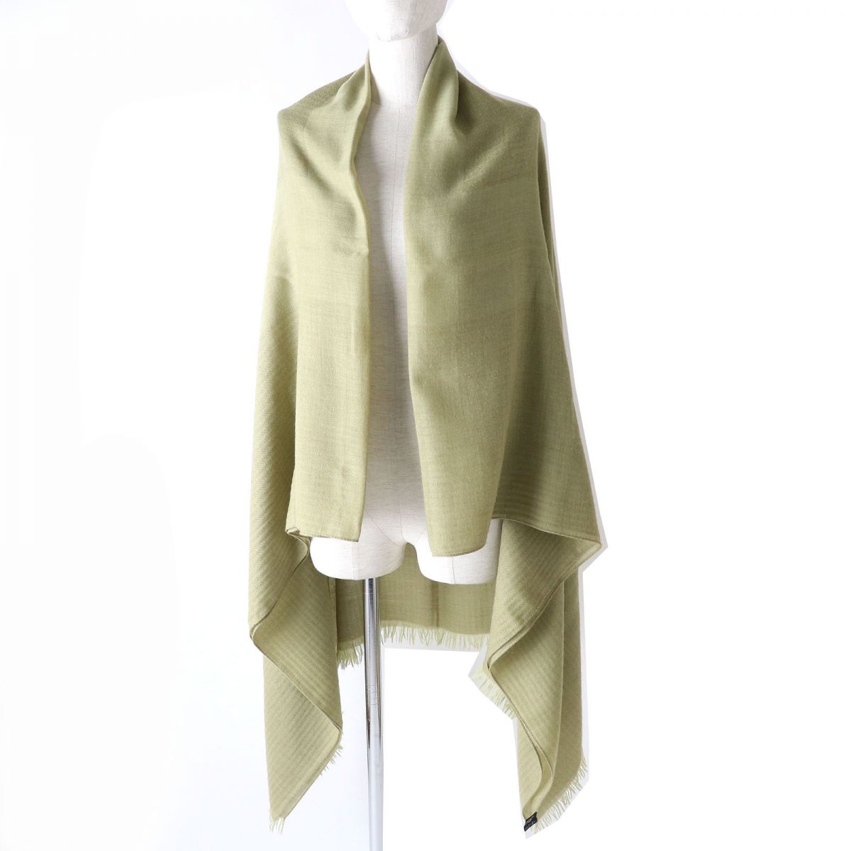 Hermes Cashmere Wool Large Shawl Stole