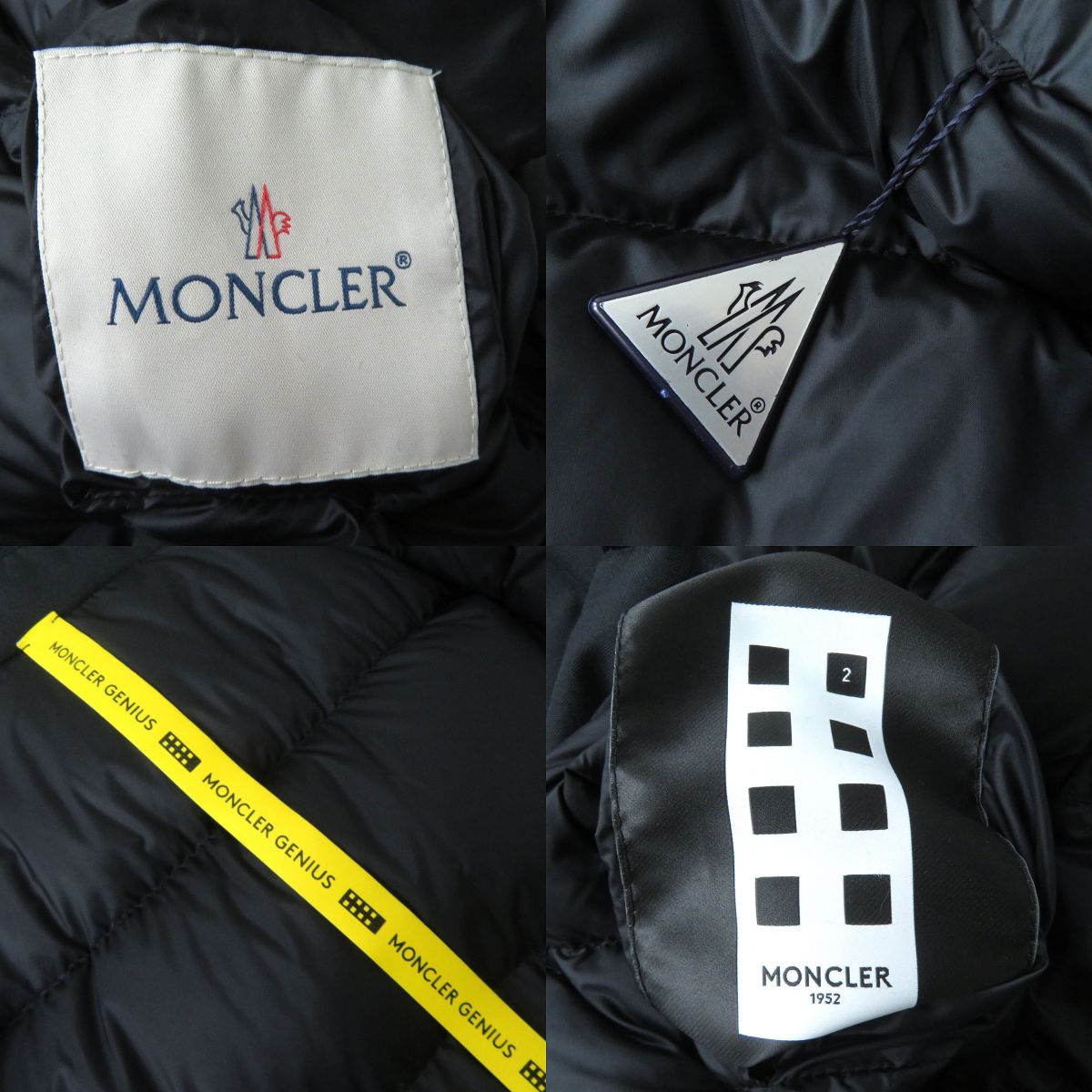 Moncler Genius MEZEN Long Down Coat Women's Black