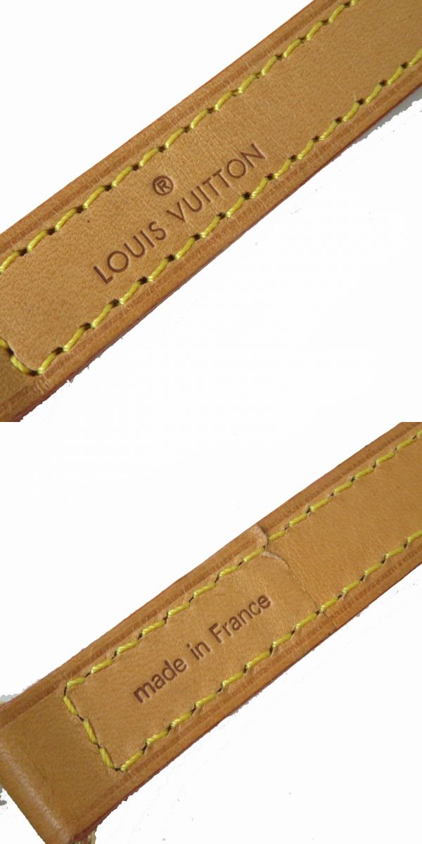 Louis Vuitton Leather Shoulder Strap Beige