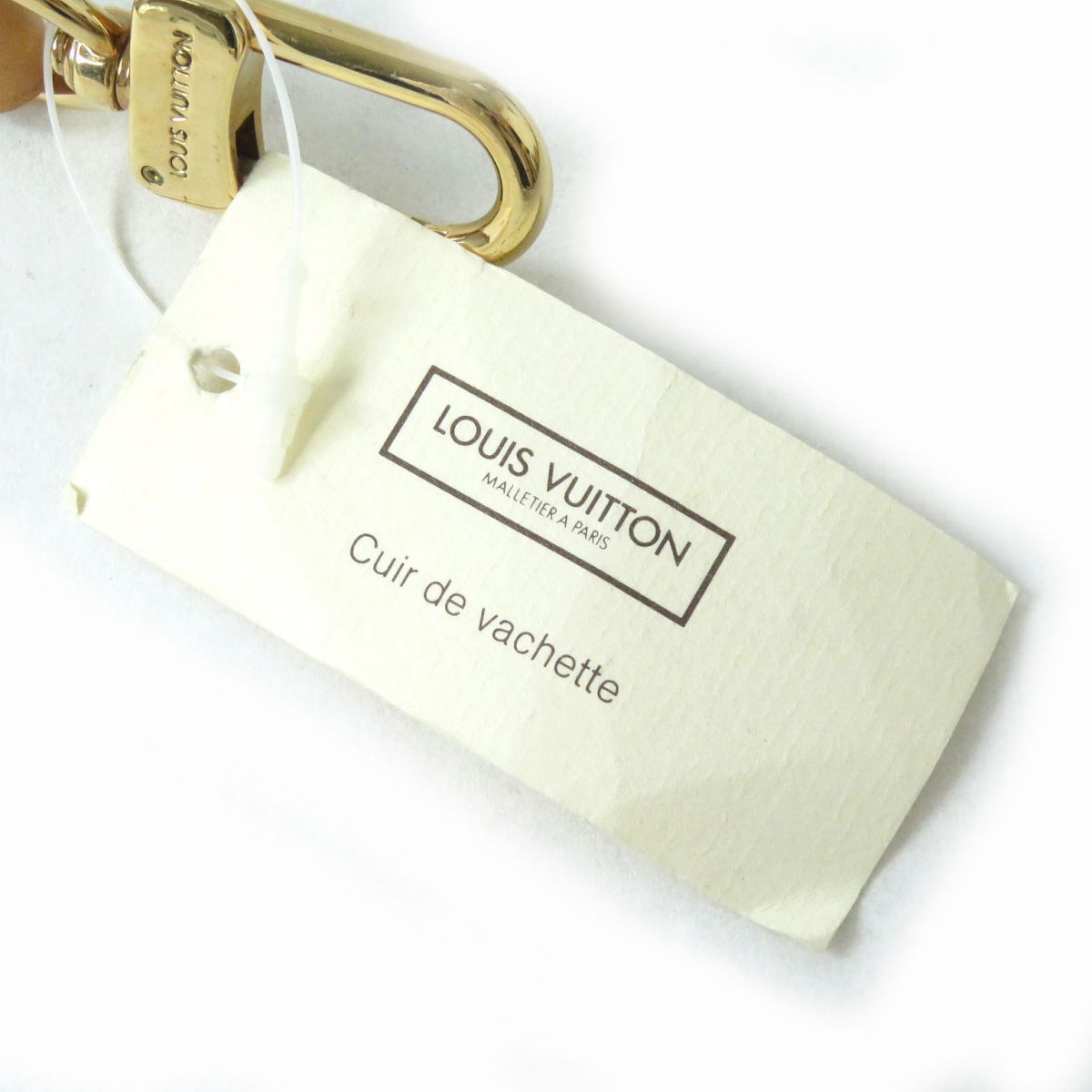 Louis Vuitton Leather Shoulder Strap Beige