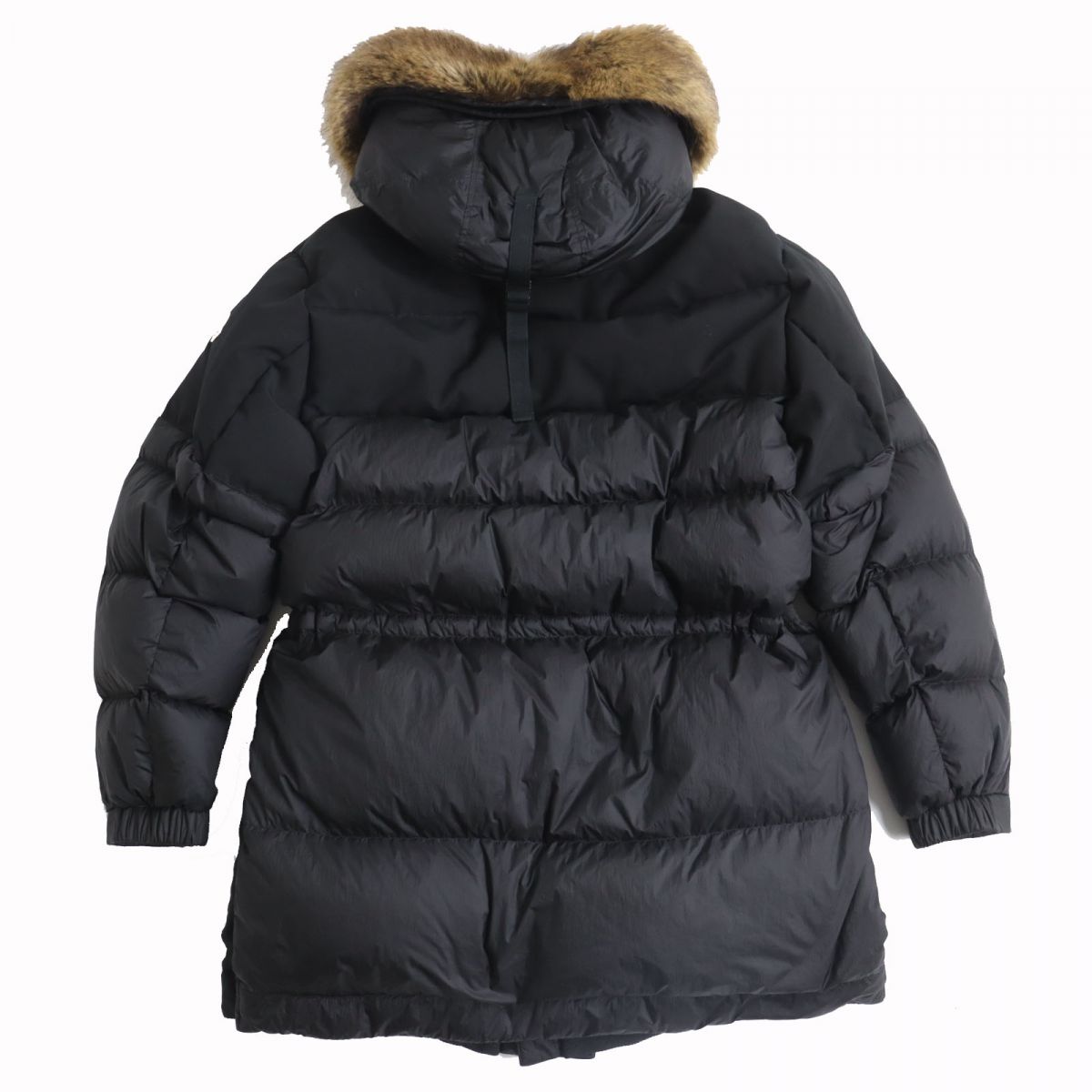 MONCLER SABLETTES Faux Fur Hooded Down Coat Men