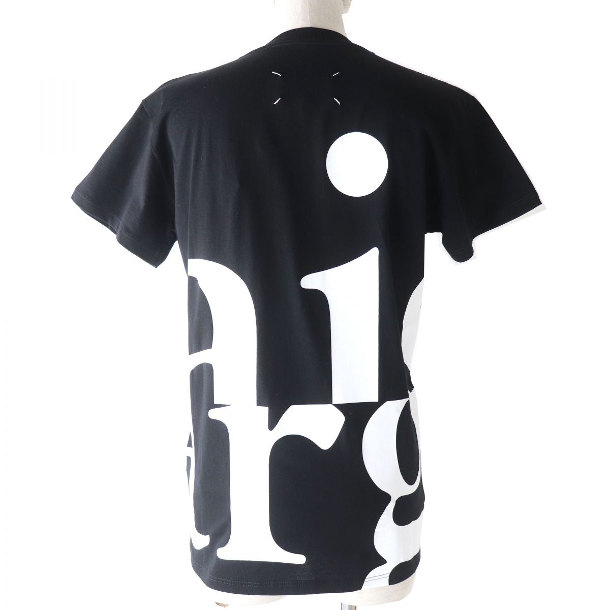 Maison Margiela Logo T-shirt S Black White