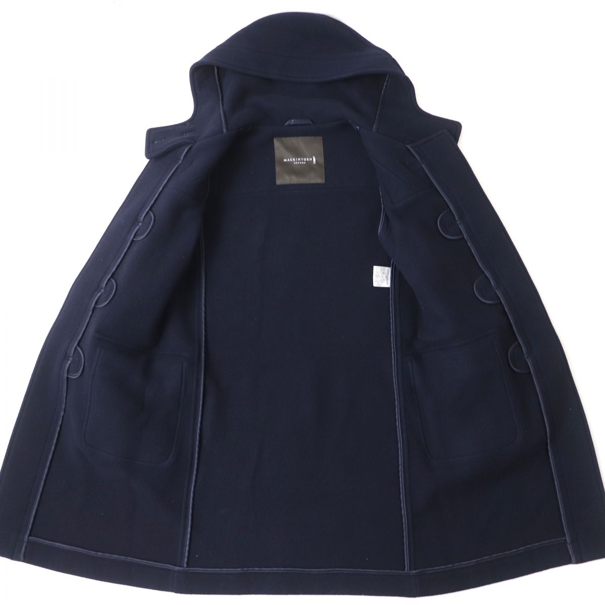 MACKINTOSH Hooded Duffle Coat Navy Women's